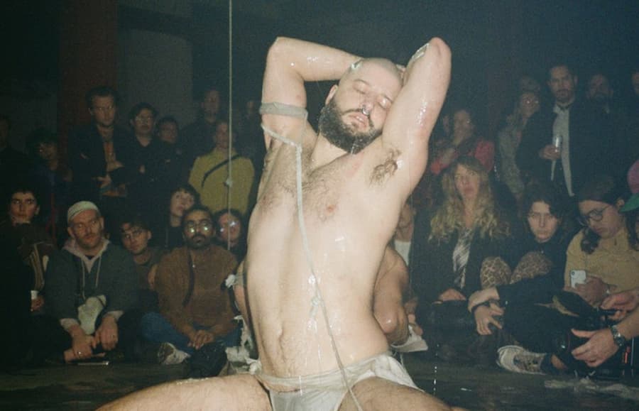 Image of Young Boy Dancing Group